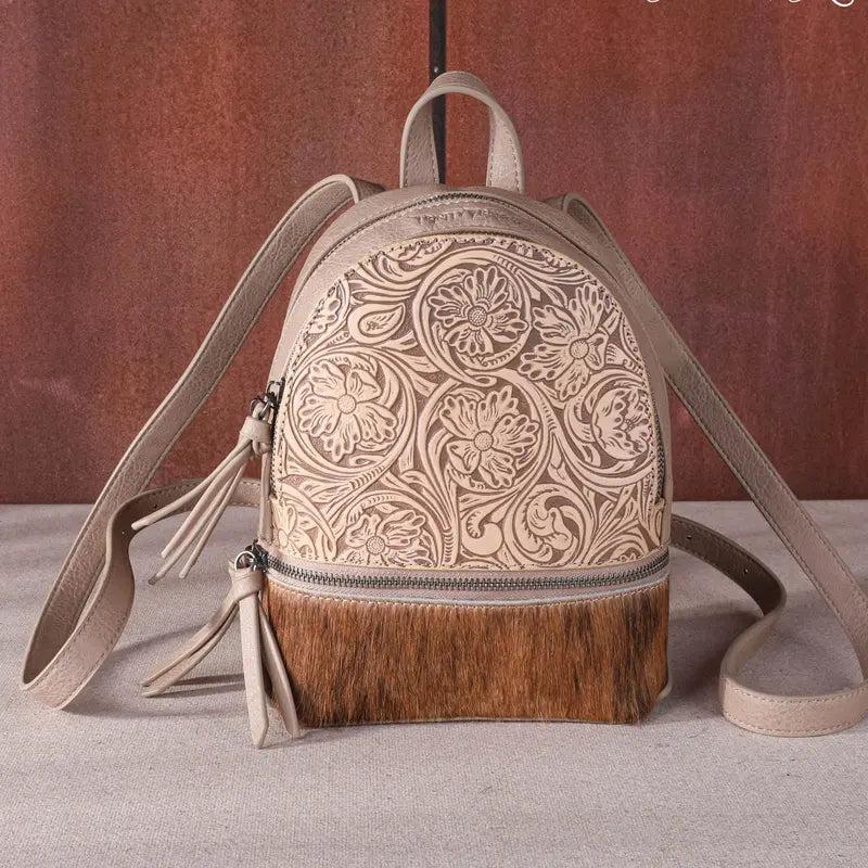 Trinity Ranch Hair-On Cowhide Collection Mini Backpack