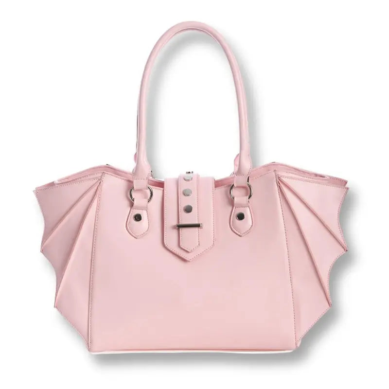 Pink Bat Wing Convertible Shoulder Bag