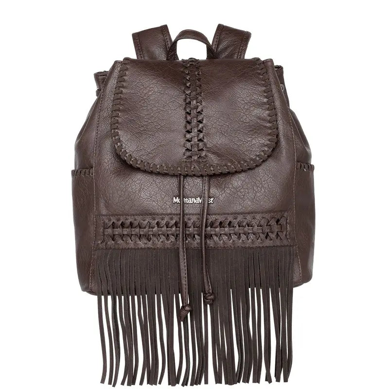 Montana West Fringe Collection Concealed Carry Backpack