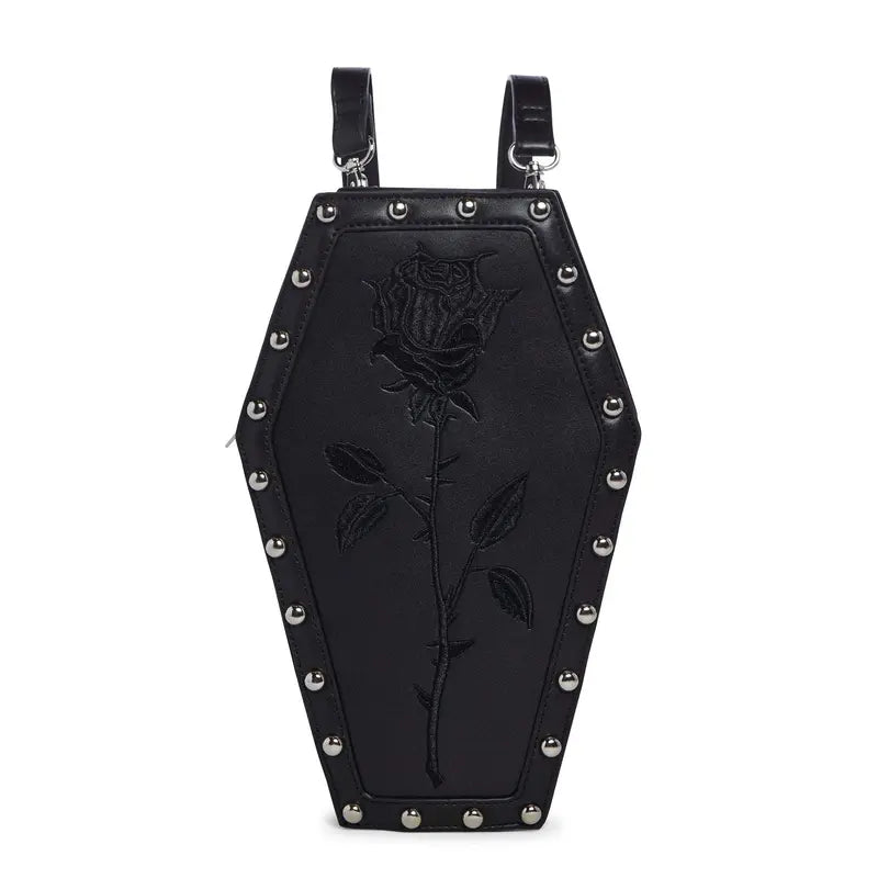 Rose Resurrection Coffin Backpack